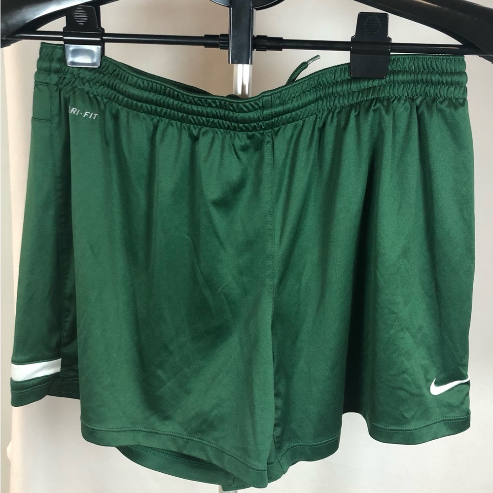 Vintage Nike Mens running shorts Green Size L